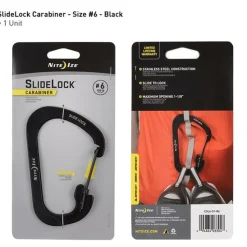 Nite Ize Carabiner #6 slidelock black