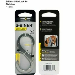 Nite Ize S-Biner #4 Slidelock Stainless Steel