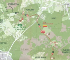 Nivon Wandelgids/kaart 02 Bosbeek trektocht tweedaagse
