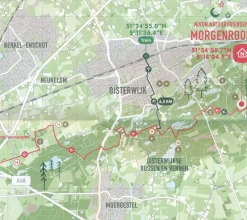Nivon Wandelgids/kaart 03 Morgenrood trektocht tweedaagse