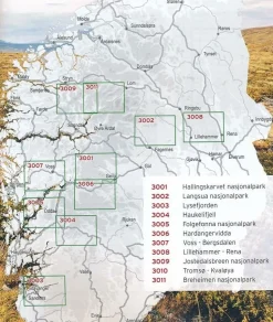 Nordeca Wandelkaart 3012 Stølsheimen