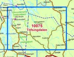 Nordeca Wandelkaart 10075 Töfsingdalen