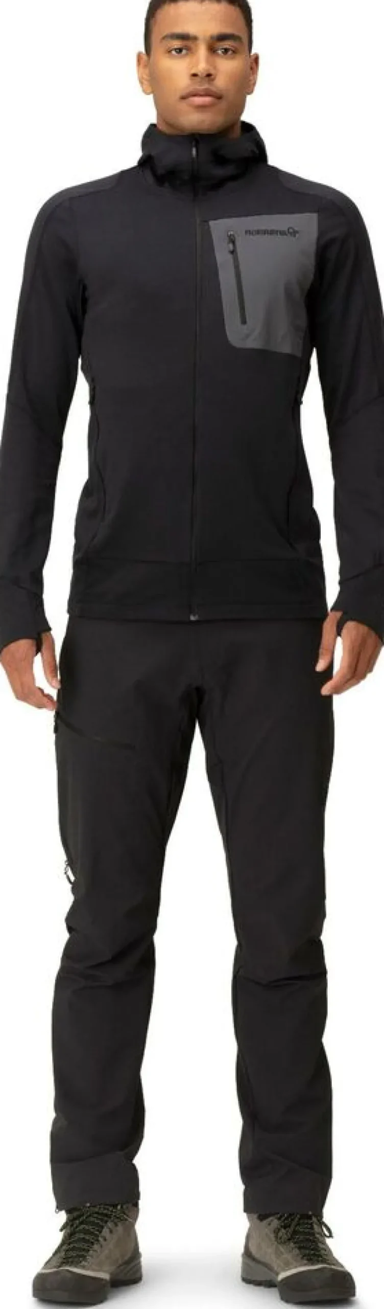 Norrona Falketind power grid hood m's