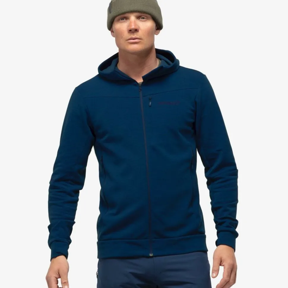 Norrona Falketind warmwool2 stretch zip hood M