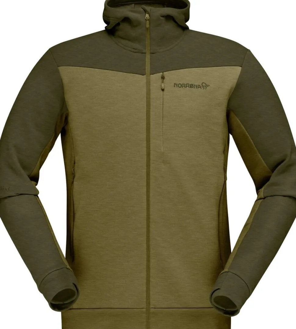 Norrona Falketind warmwool2 stretch zip hood M