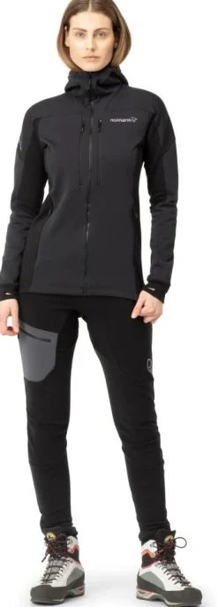 Norrona Trollveggen powerstretch pro zip hood w's