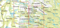 Norstedts Zweden Outdoormap 08 Saxnäs - Borgafjäll