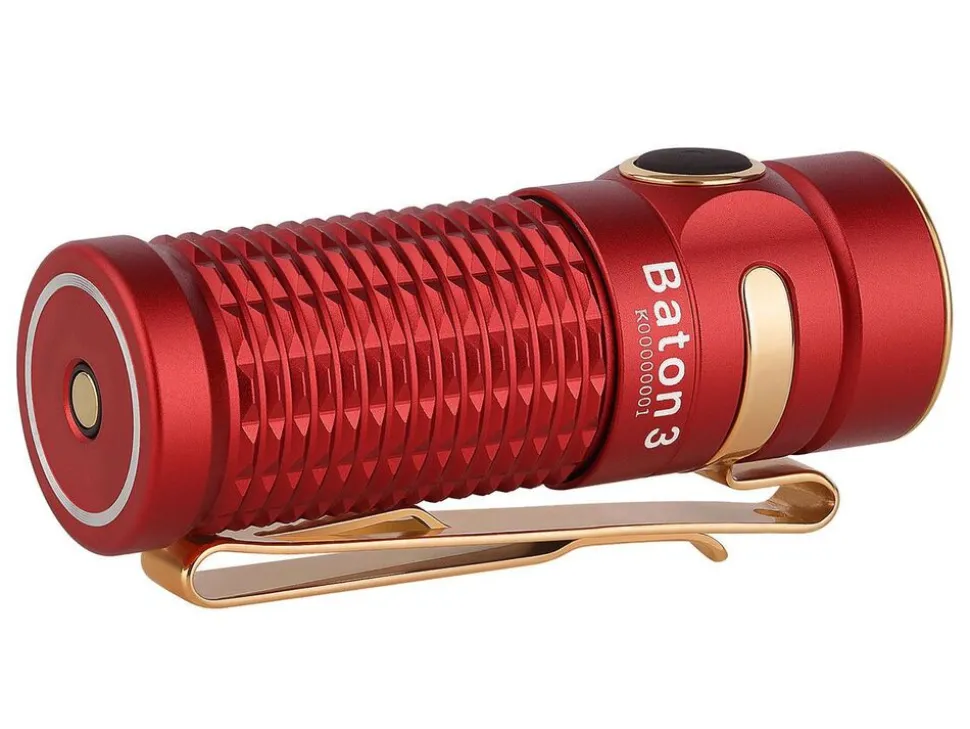Olight Baton 3 premium kit red