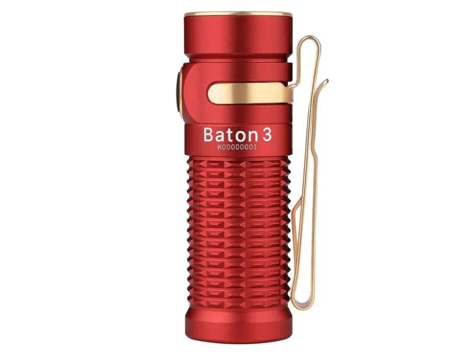 Olight Baton 3 premium kit red