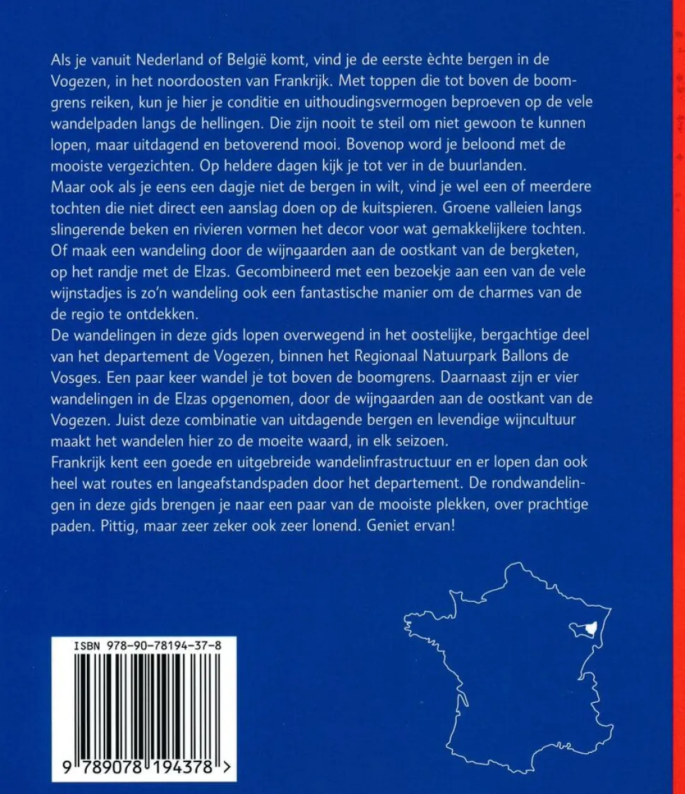 One Day Walks Publishing Wandelgids Wandelen in de Vogezen