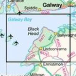 Ordnance Survey Ierland Wandelkaart 51 Clare/Galway