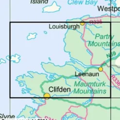 Ordnance Survey Ierland Wandelkaart 37 Mayo Galway