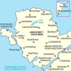 Ordnance Survey Wandelkaart 114 Anglesey