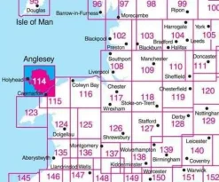 Ordnance Survey Wandelkaart 114 Anglesey