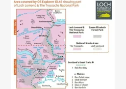 Ordnance Survey Wandelkaart OL46 Explorer The Trossachs