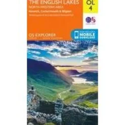 Ordnance Survey Wandelkaart English Lakes North Western area
