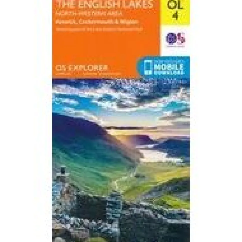 Ordnance Survey Wandelkaart English Lakes North Western area