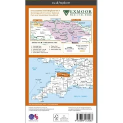 Ordnance Survey Wandelkaart OL9 Explorer Exmoor