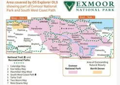 Ordnance Survey Wandelkaart OL9 Explorer Exmoor