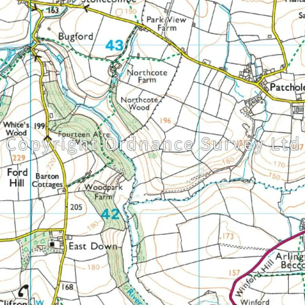 Ordnance Survey Wandelkaart OL9 Explorer Exmoor