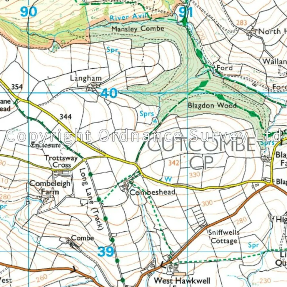 Ordnance Survey Wandelkaart OL9 Explorer Exmoor