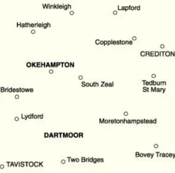 Ordnance Survey Wandelkaart 191 Okehampton & North Dartmoor