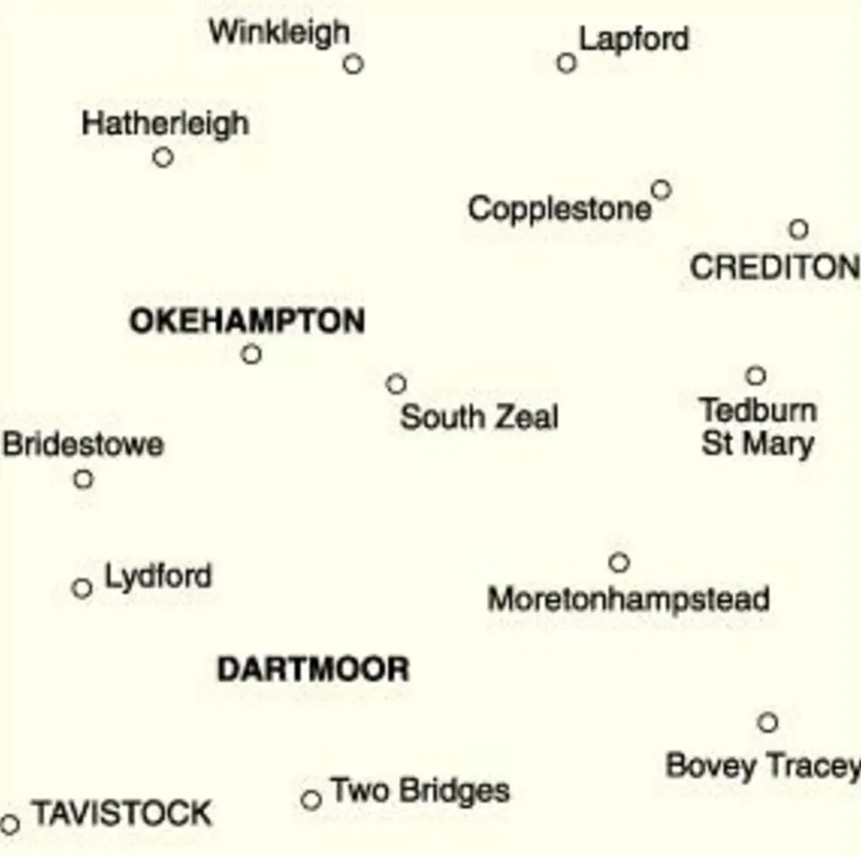 Ordnance Survey Wandelkaart 191 Okehampton & North Dartmoor