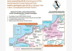 Ordnance Survey Wandelkaart North Pembrokeshire Gogledd