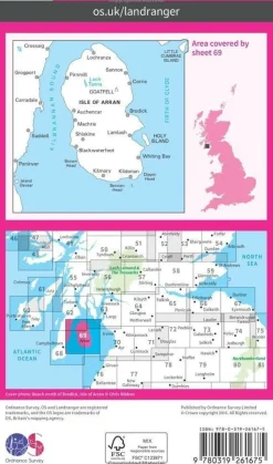 Ordnance Survey Wandelkaart 069 Isle of Arran