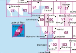 Ordnance Survey Wandelkaart 095 Isle of Man