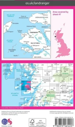 Ordnance Survey Wandelkaart 047 Tobermory & North Mull