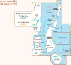 Ordnance Survey Wandelkaart OL409 Active Explorer Skye