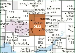 Ordnance Survey Wandelkaart OL13 Explorer Brecon Beacons
