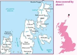 Ordnance Survey Wandelkaart 001 Shetland