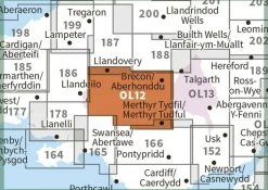 Ordnance Survey Wandelkaart OL12 Explorer Brecon Beacons