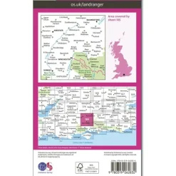 Ordnance Survey Wandelkaart Active 185 Winchester & Basingstoke