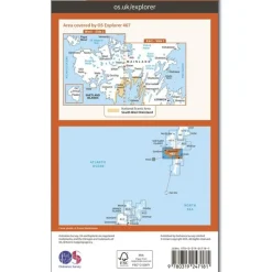 Ordnance Survey Wandelkaart Explorer OL467 Shetland Mainland Central