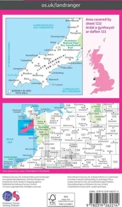 Ordnance Survey Wandelkaart 123 Lleyn Peninsula