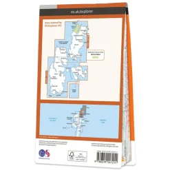 Ordnance Survey Wandelkaart Explorer 470 Shetland Unst Yell Fetlar