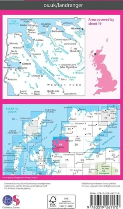 Ordnance Survey Wandelkaart 019 Gairloch & Ullapool
