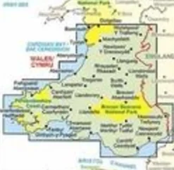 Ordnance Survey Wegenkaart Wales south/Wales mid tour 11 1/175