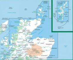 Ordnance Survey Wegenkaart 1 Schotland Noord