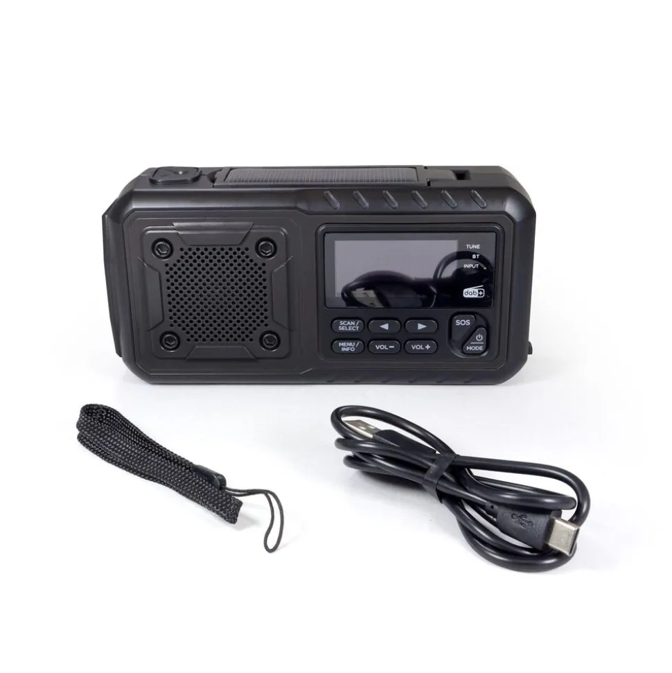 origin outdoors Crank Radio Multi DAB+ Black 4000 mAH