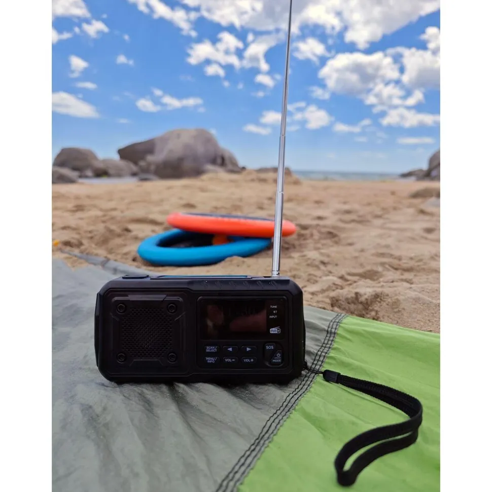 origin outdoors Crank Radio Multi DAB+ Black 4000 mAH
