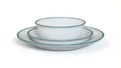 origin outdoors Enamel plate 26 cm ocean flat