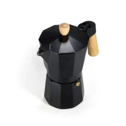 origin outdoors Espresso Maker Bellanapoli 6 Cup Real Wooden Handl