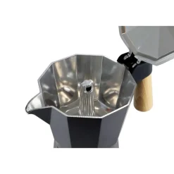 origin outdoors Espresso Maker Bellanapoli 6 Cup Real Wooden Handl