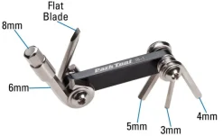 Park Tool IB-1 i-Beam Mini Tool 6 Functies