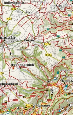Phonemaps Wandel-fietskaart 126 Eifel - Hohes Venn