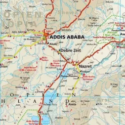 Reise know how Landkaart Ethiopie, Somalië